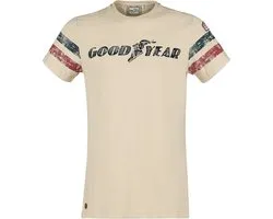 GoodYear Grand Bend Heren T-shirt - beige - L