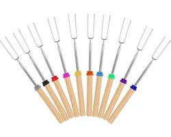 Marshmallow Spiezen (10x) | Uitschuifbaar tot 80cm