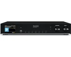 TechniSat DIGITRADIO 143 (V3) - HiFi tuner internetradio (DAB+ digitale radio, Bluetooth audio streaming, Spotify Connect, werpantenne, afstandsbediening, breedte 43,5 cm)