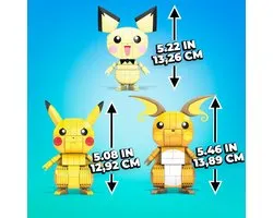 MEGA Construx Pokémon Trio Évolution Pikachu