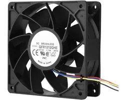 Extreem stille computerventilator 12 V 2,7 A 6000 U/min vervangende ventilator 4-pins connector voor Antminer S7 S9