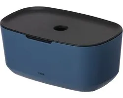 Tiger Tess - Boîte de rangement avec couvercle autoportante - Bleu / Noir