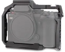 Camera Cage voor Panasonic LUMIX S5 II / S5 IIX - Beschermframe met Arca basis, NATO rail en ARRI schroefdraad voor vlog video-opnames en stabilisatie met DJI RS2