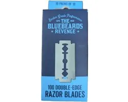 Stainless Steel Double Edge Razor Blades - 100 Pack for Safety Razors