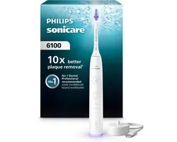 Philips Sonicare 6100 Series - Brosse à dents électrique - Wit - Dents sensibles - HX7400/01