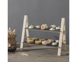 FIELDA Snack Tray - Ardoise - Accessoire de table - 24x18cm - Haute qualité - Moderne - Planches à boire - Planche de service - 2 Planches - Snack Tray
