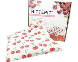 Hittepit Vierkant Rode Kersen - Kersenpitkussen - Pittenzak Magnetron - 27cm x 27cm