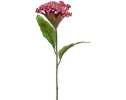 Emerald - Kunstbloem Celosia 62cm roze - Kunstplant voor binnen