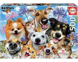 Educa Fun in the sun selfie Jeu de puzzle 500 pièce(s) Animaux