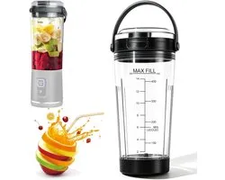 BC151EUBK BC151EUPR BC151UKEM BC151UKNV BC151WH Compatibel met draagbare mixer, 530 ml, compatibel met draagbare mixer, reserveonderdelen, accessoires, transparant, wit, draagbaar