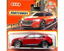 Audi E-Tron Red 5/1001:64 Matchbox Short Card