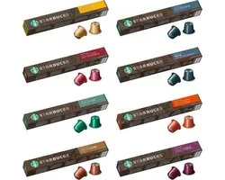 Starbucks® Nespresso Cup® Paquet équilibré - 8 x 10 pcs