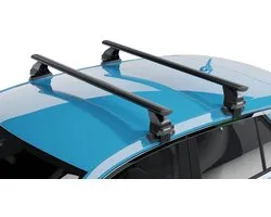 Galeries de toit adaptées à Polestar Polestar 2 2020-présent Menabo Omega Plus noir