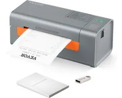 Imprimante d'étiquettes VEVOR2030dpi, Printer thermique pour étiquettes d'expédition, codes-barres, étiquettes d'identification, etc.