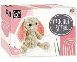 Craft Sensations Starters Crochet Kit Lapin | Kits de crochetage câlins | Convient aux enfants de 12 ans et plus | Kits de crochetage