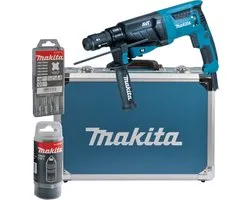 Makita HR2631FT13 Combihamer verwisselbare Boorkop + Boorset