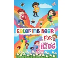ABC Coloring Book for Kids: Coloring Book for Kids ABC - Fun with Numbers, Letters, Colors, and Animals! - ABC Activities for Preschoolers Ages 3+