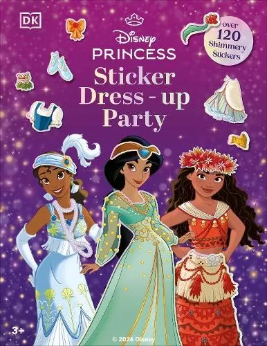 Disney Princess Sticker Dress-up Party (Tascabile)