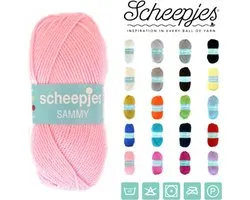Scheepjes - Sammy - 107 Babyroze - set van 10 bollen x 100 gram