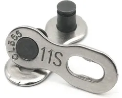 Herbruikbare Missing Chain Link - 11 Speed - Smart link / Quick link / Kettingschakel - KMC / Shimano / Sram - herbruikbaar - Zilver