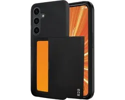 R2B Hoesje geschikt voor Samsung Galaxy A55 met Pasjeshouder - 3 Pasjes - Screenprotector - Telefoonhoesjes - Gsm Hoesje - Phone Case - Model Utrecht
