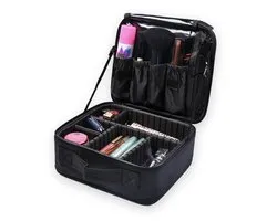 Organisateur de Maquillage EAGLE - Maquillage - Compartiments réglables - Trousse de beauté - Multifonctionnel - Maquillage - Format voyage