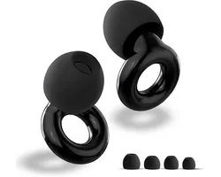 Nova Venture LunarPlugs – Loop Earplugs Style – 33dB Noise Reduction Earplugs – The Quiet Experience – Oordoppen Confortables – Zwart