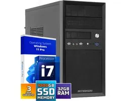 Intel Compleet PC | Intel Core i7 | 32 GB DDR4 | 1 TB SSD - NVMe | RTX 3050 | Windows 11 Pro + WiFi & Bluetooth