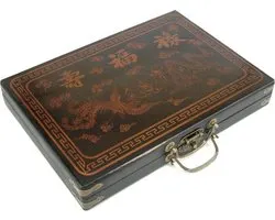 TA-HWA Mahjong spel M - Medium formaat Mahjong Stenen in Luxe Koffer