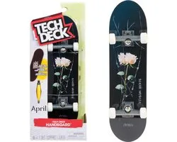 Spinmaster Tech Deck, April Handboard, authentieke miniskateboards (alleen voor gebruik met de hand)