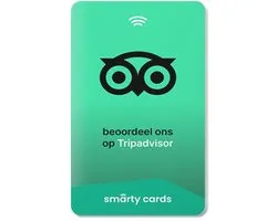 Cartes Smarty Vert Misty - Avis Tripadvisor - NFC - Vert Misty - Idéal pour le tourisme