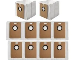 stofzuigerzakken - geschikt voor Tapo RV30 Max - RV30 Max Plus - RV20 Max Plus - RVA202 - 16*14*17cm - voor robotstofzuiger - reserveonderdelen - 10 stuks
