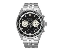 Seiko SSB429P1 Heren Chronograaf Zilver/Zwart