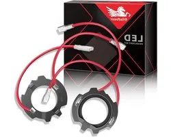 WinPower H7 LED Lamp Base Holder Lamp Clips Adapter Headlight Retainer Compatible with Golf MK5/Jetta/Golf 5, 2 Pieces