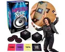 Hitster Rock Party MUZIEKSPEL, interactief gezelschapsspel, BORDSPEL, Speciale editie