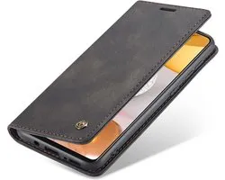 Coque Samsung Galaxy S21 Ultra CaseMe Book Case - Zwart