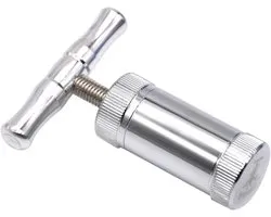 Tool Pollen Press, T-Handle, Durable Spice Press, Small Pollen Press for Herbs, Spices, Garlic, Pepper, Salt, Pollen