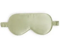 Dore & Rose - Slaapmasker - Oogmasker - Zijden Slaapmasker Voor Mannen en Vrouwen - Deep Sleep Mask - Eye Mask - Verduisterend - Wallen - Olive - Nº 81 Lueur d'olive