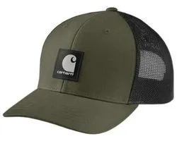 Carhartt Rugged Flex Twill Mesh-back Logo Patch Pet Groen