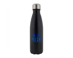 FC Barcelona FC Barcelone - Bouteille isotherme en acier inoxydable 500 ml – Double paroi – Anti-fuite – Bouteille thermos – 12 heures chaud & 24 heures froid