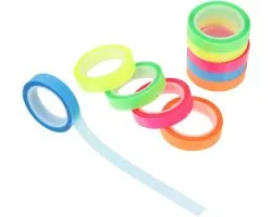 LABRIMP 20 Rolls Index Sticker Colorful Highlighters Coloring Books Removable Labels Book Annotation Tabs Highlighter Tape for Books Neon Page Markers The Pet Household, Assorted Color, modern