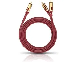 OEHLBACH 20562, RCA, Mâle, 2 x RCA, Mâle, 2 m, Rouge
