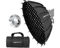 80cm Studio Silver Wide Angle Beauty Dish met Honey Grid en Gravel Bracket voor Fotografie Flitskop en Monolight