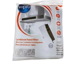 Wpro set extracteur et filtres à charbon 60cm (450 g / m�)