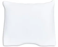 Silvana Support Satin Shoulder Contour kussensloop voor extra stevig kussen - Wit - 60x60/70