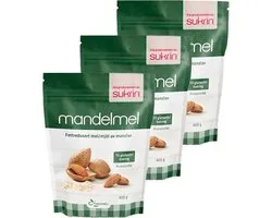 Sukrin | Amandelmeel | 3 Stuks | 3 x 400 gram