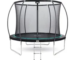 Salta Cosmos - Trampoline avec filet de sécurité et échelle - ø 251 cm - Noir