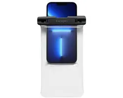 Spigen AquaShield A601, Étui, Universel, iPhone 15 series, iPhone 14 series, iPhone 13 series, iPhone 12 series, iPhone 11 series, Samsung..., 17,5 cm (6.9"), Noir, Transparent