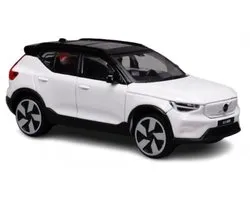 Bburago Volvo EX40 Limited Edition - wit/zwart - schaalmodel - modelauto - schaal 1:43