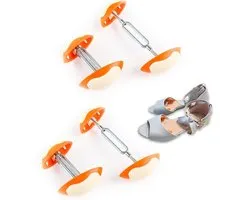 4 stuks Schoenspanner - Verstelbare 7 tot 11 cm - Schoenverbreders -Schoendehner Schoenwijder - Schoenvormer - voor Lederen Schoenen Laarzen Hoge Hakken Sportschoenen